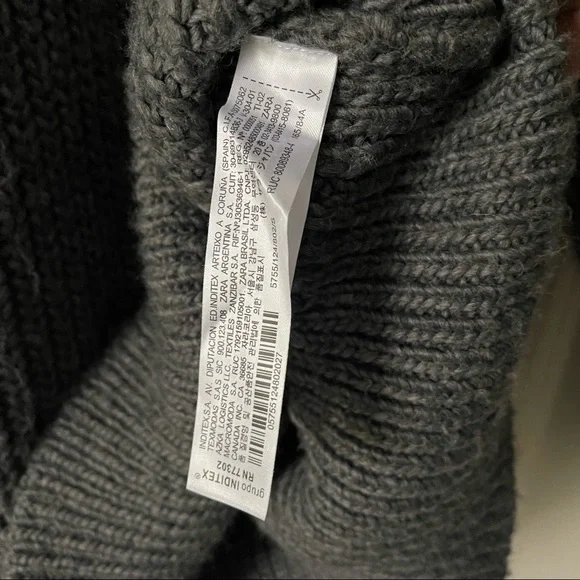 ZARA purl knit oversize fit sweater (M) - Picture 6 of 6